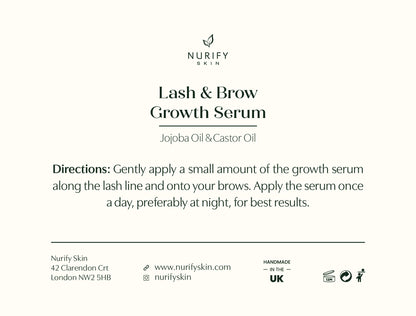 Lash & Brow Growth Serum